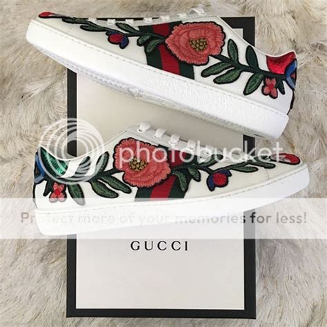 gucci embroidered sneakers dupe